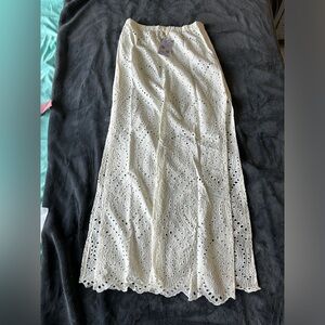 Toluca Swim Natalie Skirt Ivory M